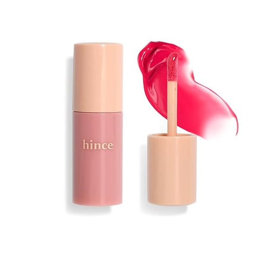 hince Dewy Liquid Cheek 6g Raw Glow Liquid Blush for Cheeks Vegan Dewy Cheek Tint Glass Skin Lightweight Liquid Blush Weightless Watercolor (STRUT RED, LC005)-VivaGrace Women