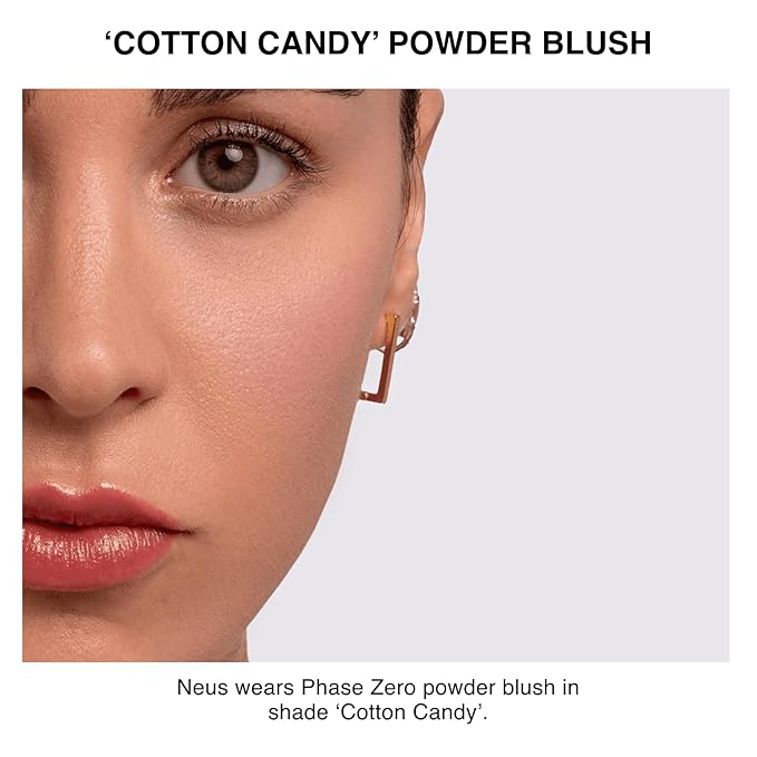 Makeup Powder Blusher - "Cotton Candy" - 4g / 0.141oz - Pigmented, Buildable, Lightweight Powder Blush for a Radiant, Healthy, Natural Glow. Versatile Shade - Dusty Pink - Matte-VivaGrace Women