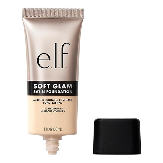 e.l.f. Soft Glam Foundation, Medium Coverage, Long-Lasting & Buildable Foundation For A Smooth, Satin Finish, Vegan & Cruelty-Free, 11 Fair Neutral-VivaGrace Women
