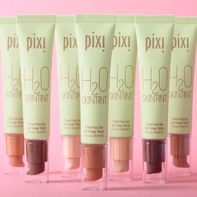 Pixi H2O SkinTint Tinted Face Gel, 1.2 fl oz / 35 ml, Nude-VivaGrace Women