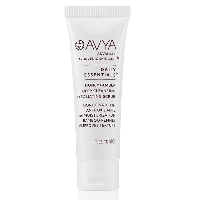 Avya Experience Set - DS Gentle Cleanser 30ml + AA Serum 10ml + AA Eye Cream 5ml + AA Night Cream 10ml + DE Honey/Amber Scrub 1oz. + DE Toner 1oz.-VivaGrace Women