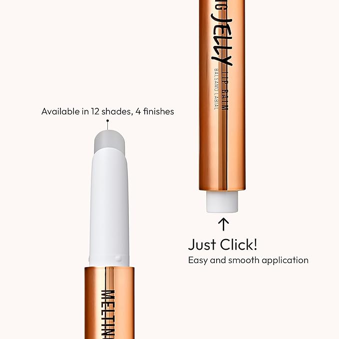 KISS NEW YORK Professional Melting Jelly Lip Balm, High Shine & Moisturizing Lip Stick, Long Lasting, Plumping Effect Look, Non-Sticky & Not Cakey, Easy Application & Natural Coverage (Ice Jelly)-VivaGrace Women