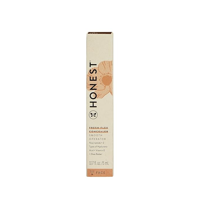 Honest Beauty Fresh Flex Concealer with Niacinamide + Vitamin E + Hyaluronic Acid | Vegan + Cruelty free | Java, 0.17 fl oz-VivaGrace Women