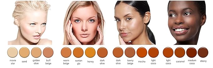 Airbrush Makeup - Foundation 1/2oz Bottle Choose Color (Dark Olive)-VivaGrace Women