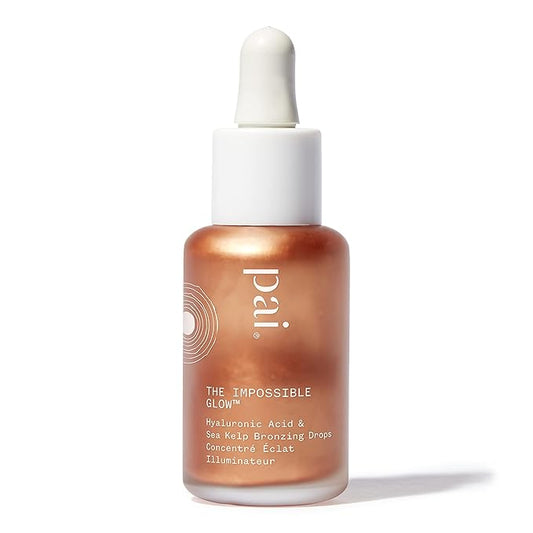 Pai Skincare - The Impossible Glow Organic Hyaluronic Acid + Sea Kelp Glow Drops | Natural, Vegan, Sensitive Skincare (Bronze, 1 fl oz | 30 ml)-VivaGrace Women