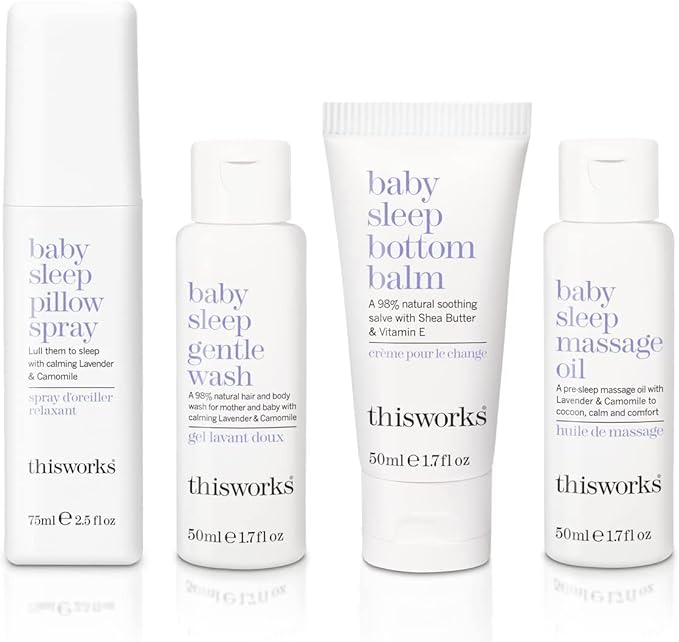 thisworks Baby Sleep Bedtime Ritual Gift Set, A Natural Sleep Range for Babies and Children, 1 Set-VivaGrace Women