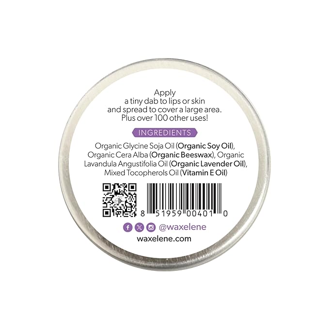 Lavender Aerated Lip Balm tin - Single-VivaGrace Women