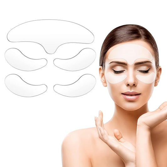 Reusable Anti-Wrinkle Patches Set, Reusable Silicone Patches Set, Forehead, Undereye and Smile Lines Repair-VivaGrace Women