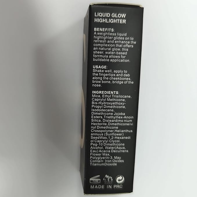 SACE LADY Liquid Highlighter Makeup Set Shimmer And Shine Ultra-Smooth Radiant Illuminator Kit For Face Cheekbone Body Glow Bronzer Glitter Illuminating Highlighters Makeups 3 Pack (3×6ml/0.2Fl Oz)-VivaGrace Women