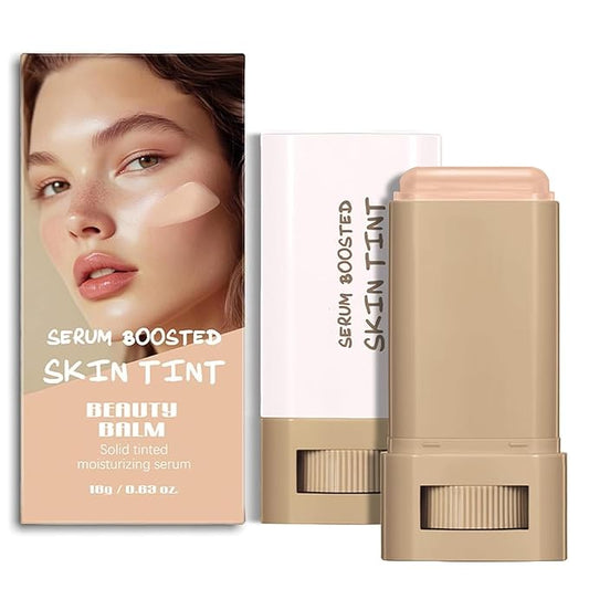 Beauty Balm Serum Boosted Skin Tint – Hydrating Tinted Moisturizer, Lightweight Solid Tinted Foundation Stick for Flawless, Sheer to Medium Coverage, Radiant & Dewy Finish, All-Day Wear (5#, 1)-VivaGrace Women