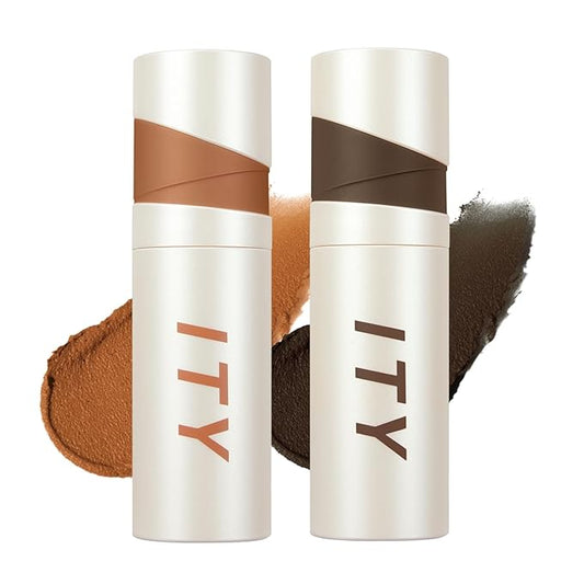 ITY Velvet Matte Finish Lip Stain-Mousse Textured Lip Clay, Red Shade, Conceals Lip Lines, Rich Pigment Lip Tint Lipsticks,0.14 oz (4g) in Truffle, Ginger.-VivaGrace Women