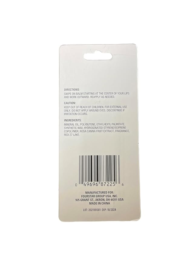 Tinted Rose Oil Lip Balm in Clear-VivaGrace Women