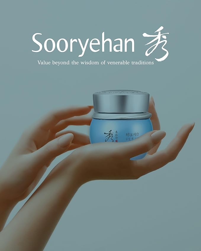 Sooryehan Water Spring Cream AD Amazon Set (4.2fl oz) - Korean Moisturizer Skincare for Deep Hydration Boost & Elasticity by LG Beauty. Fermented Ginseng, Hyaluronic Acid,-VivaGrace Women