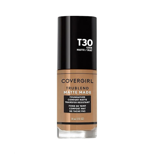 COVERGIRL TruBlend Matte Made Liquid Foundation, Warm Honey-VivaGrace Women
