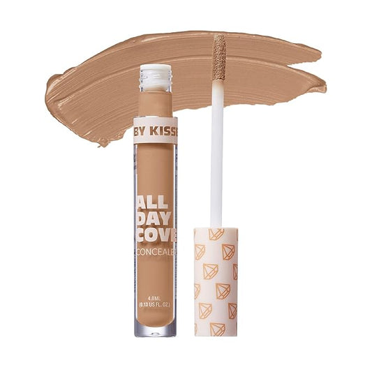 Ruby Kisses All Day Concealer Lightweight Full Coverage Multi-Use Concealer 0.13 Fl Oz (Creamy Beige)-VivaGrace Women