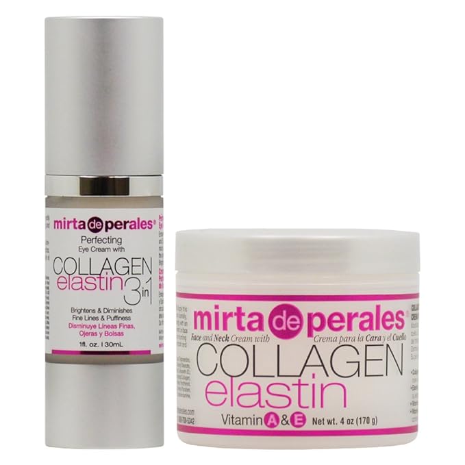 Mirta De Perales Collagen Elastin Eye Cream + Face and Neck Cream Set-VivaGrace Women