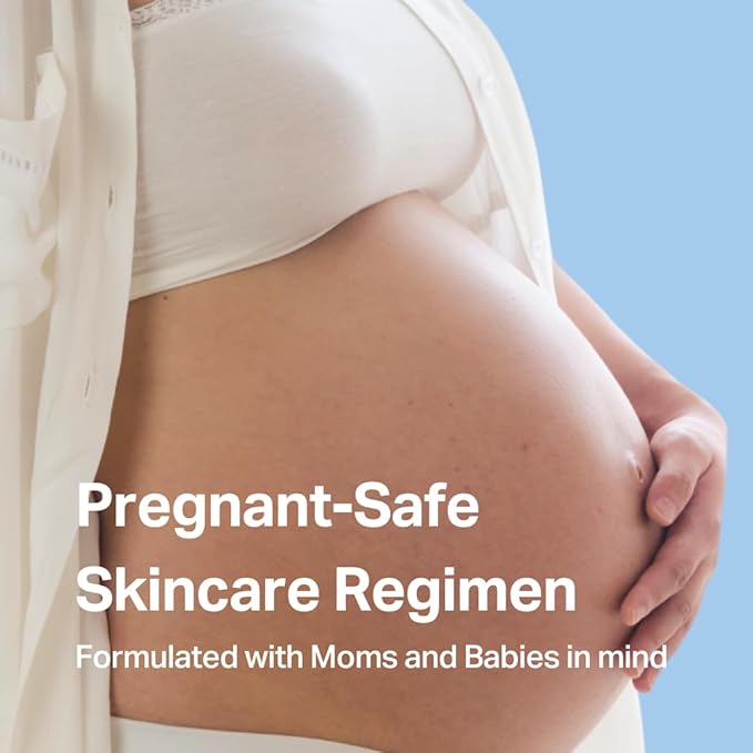 Y'OUR Non-Toxic, Pregnancy-Safe Skincare Set – 3-Step System with Cleanser, Day Cream & Night Cream – Soothing & Rejuvenating – Gentle and Non-Comedogenic Formula.-VivaGrace Women