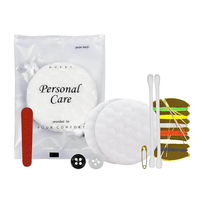 1-Shoppe All-in-Kit | Personal Care Kit Frosted Sachet Wrap | Hotels and Vacation Rentals | (Case of 50)-VivaGrace Women