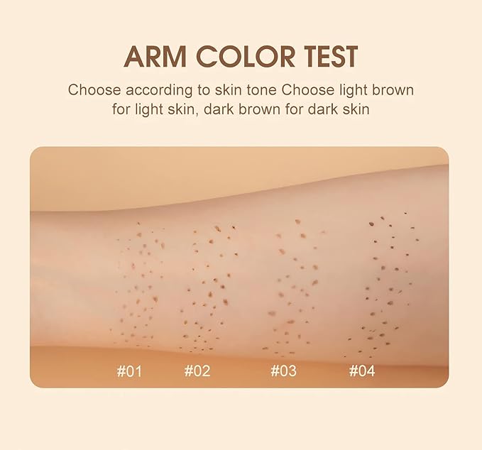 Freckle Pen, 4 Colors Kit - Natural Lifelike Faux Freckle Makeup Pen, Waterproof Long Lasting, Create Sunkissed Skin(4Pack)-VivaGrace Women