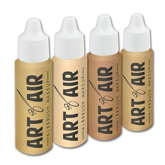 4pc FAIR Complexion Professional Airbrush Cosmetic Makeup Set 1/2 oz bottles-VivaGrace Women