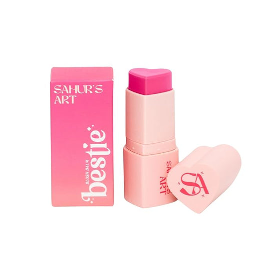 Bestie Blush Balm Stick Heart Shaped for Cheeks-VivaGrace Women