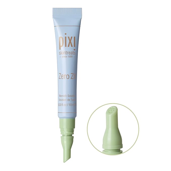 Pixi Beauty Zero Zit 10ml | Targeted Blemish Treatment | Minimize Future Breakouts with Natural Salicylic Acid | 0.33 Fl Oz
