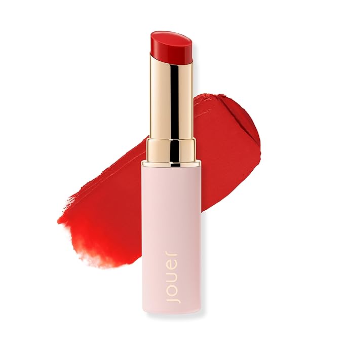 Jouer Balm Bouche Demi-Matte Lip-Karma - Tinted Lip Balm - Hydrating Lip Tint Long Lasting - Matte Lip Color - Jojoba Seed Oil and Shea Butter Formula-VivaGrace Women