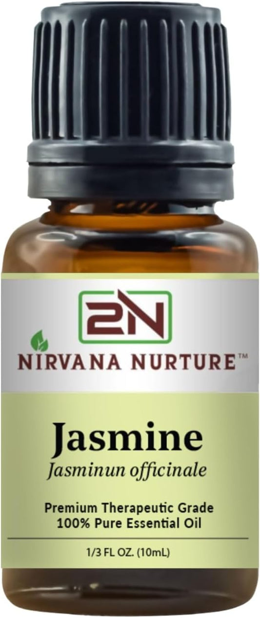 Jasmine Essential Oil 100% Pure Premium Therapeutic Grade, Undiluted - Aromatherapy Diffuser for Calm and Relaxation, Skin Care, Hair Care-VivaGrace Women
