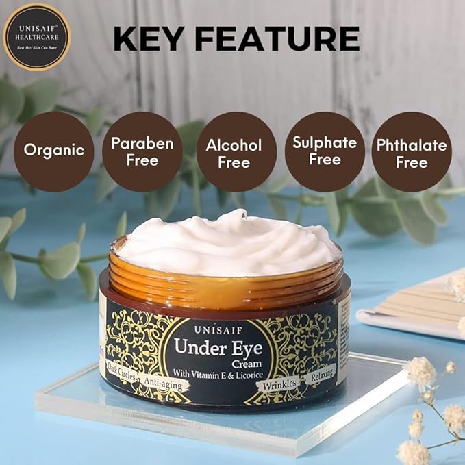Under Eye Cream Anti Aging – Eye Cream for Puffiness and Bags Under Eyes | Eye Repair Cream for Dark Circles Under Eye Treatment | Puffy Eyes Treatment | Eye Cream for Dark Circles 1.76 oz-VivaGrace Women