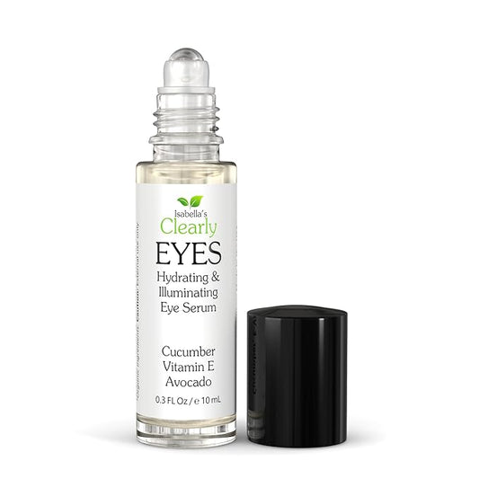 EYES, Natural Anti Aging Eye Serum | Hydrating and Firming Instant Treatment for Tired Puffy Eyes, Dark Circles, Swollen Eyelid, Eye Bags with Cucumber and Avocado | Made in USA-VivaGrace Women