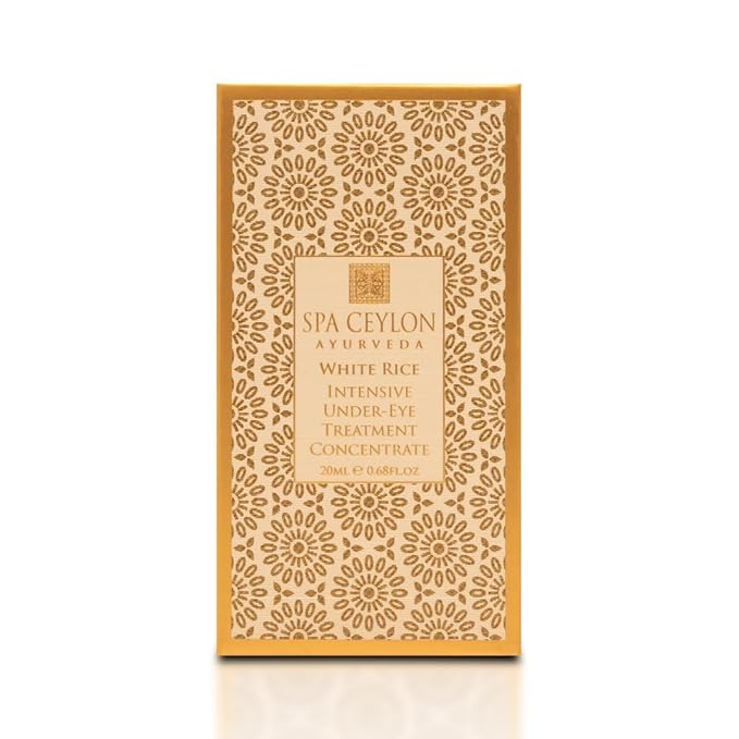 SPA CEYLON White Rice Intensive Under Eye Treatment Concentrate | Dark Circles Under Eye Treatment | Reduces Appearance of Wrinkles and Fine Lines | Hydrating | 20 ml-VivaGrace Women