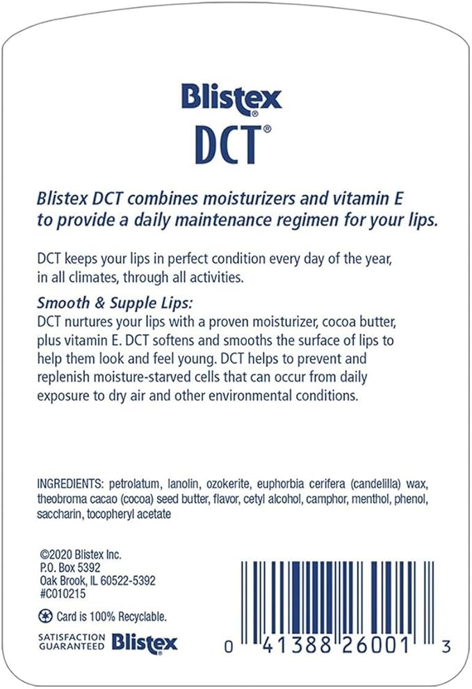 Blistex DCT Daily Conditioning Treatment SPF 20 0.25oz-VivaGrace Women