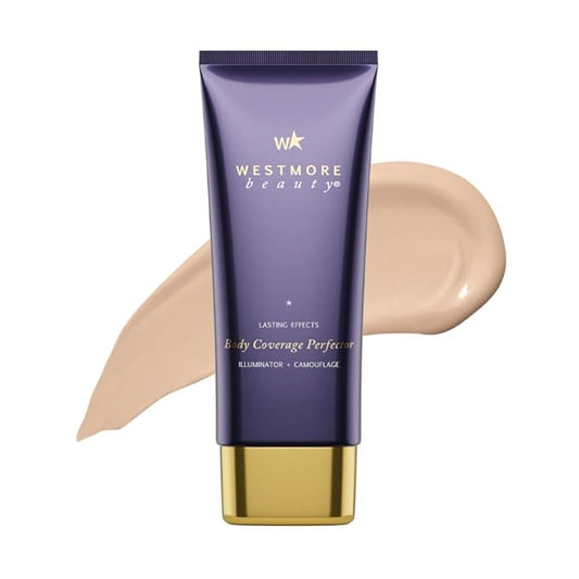 Westmore Beauty Body Coverage Perfector – Waterproof Leg & Body Makeup - Tattoo Cover Up Makeup - 3.5 Oz (Light Radiance)-VivaGrace Women