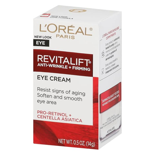 Personal Care - L'Oreal - RevitaLift Anti-Wrinkle + Firming Eye Cream 14g/0.5oz-VivaGrace Women