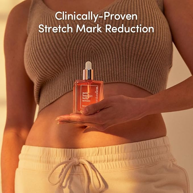 Evereden Petit Bouquet Belly Serum, 1.7 fl oz. | Clean & Vegan Women's Belly Oil for Pregnancy and Postpartum Maternity Skincare | Non-Toxic Stretch Mark Oil-VivaGrace Women