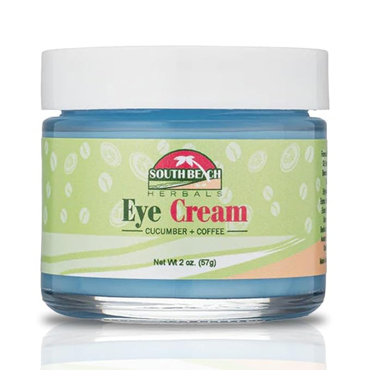 South Beach Herbals Cucumber & Coffee Anti Aging Eye Cream - Brightening and Tightening Anti Wrinkle Under Eye Treatment for Women and Men - Eye Cream for Dark Circles and Puffiness (2 oz.)-VivaGrace Women