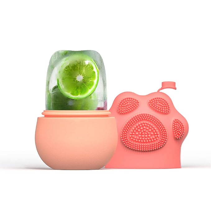 Ice Face Roller, Joyeee Silicone Ice Roller For Face and Eyes Puffiness Relief Reusable Face Ice Cubes Migraine Pain Relief Facial Ice Mold Skincare Tools Gifts for Women Beauty-VivaGrace Women