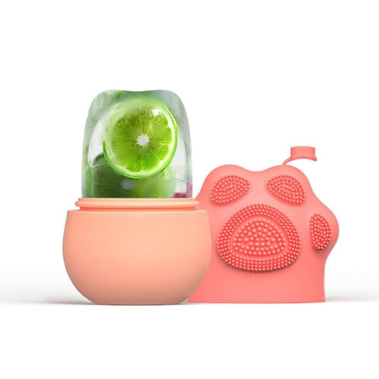 Ice Face Roller, Joyeee Silicone Ice Roller For Face and Eyes Puffiness Relief Reusable Face Ice Cubes Migraine Pain Relief Facial Ice Mold Skincare Tools Gifts for Women Beauty-VivaGrace Women