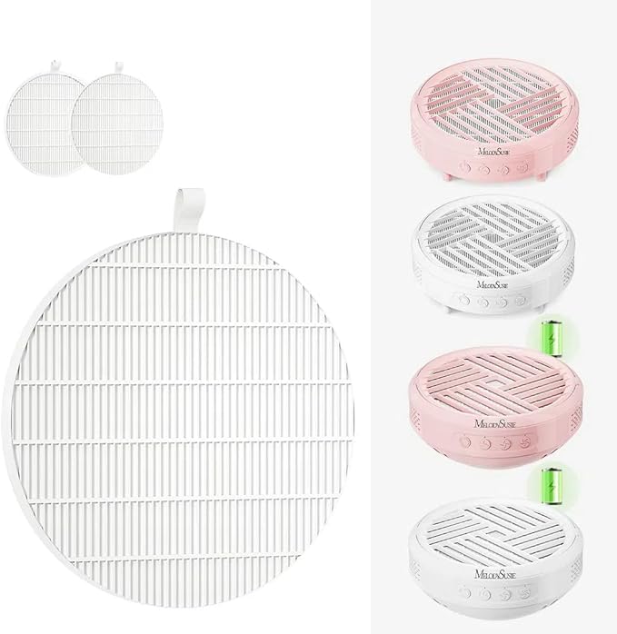 MelodySusie SProR Nail Dust Collector Replacement Filter,2 Pack Reusable Dust Filter Only for MelodySusie SProR Nail Dust Vacuum Fan Collector Extractor Electric Dust Suction Machine-VivaGrace Women