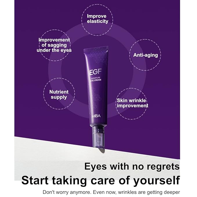 MIBA EGF Signature Time Warp Eye Cream 30ml / 1.01 fl.oz with all the conditions of a good eye cream-VivaGrace Women