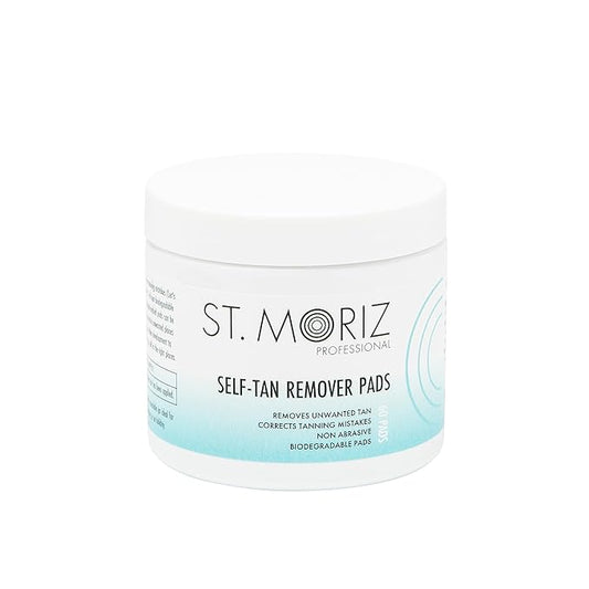 St Moriz Professional Self Tan Remover Pads - Removes Self Tanner Instantly - Fix Tanning Mistakes - Rapid Self Tan Eraser - Gentle on Skin - Dermatologically Tested - Vegan - 60 Pads-VivaGrace Women