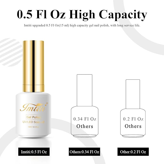 Imtiti Pearl White Gel Nail Polish 15ML Wedding White Gel Polish Shimmer Gel Polish Soak Off UV Gel for Manicure Salon DIY at Home Women Gifts 1Pcs