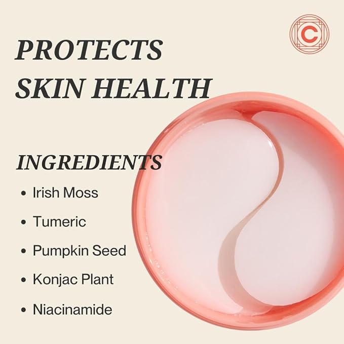 Depuffing Dissolvable Under Eye Masks - Enriched with Glucomannan, and Pumpkin Seed - Combat Fatigue, Reduce Puffiness, and Hydrate for a Fresh Look - Under Eye Mask Patches-VivaGrace Women