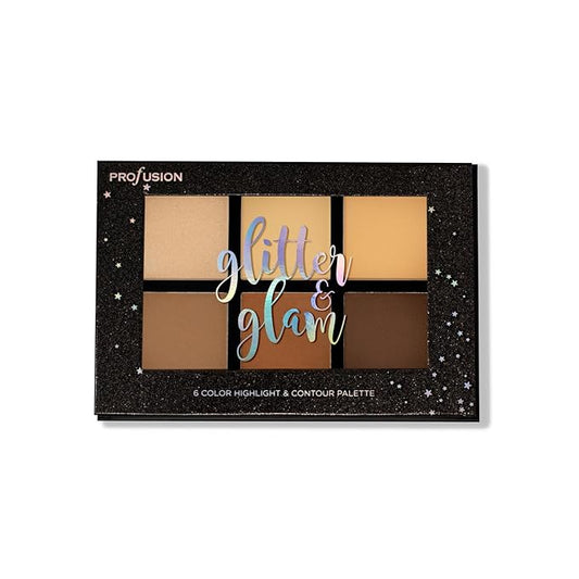 Profusion Cosmetics Glitter & Glam Contour Palette-VivaGrace Women