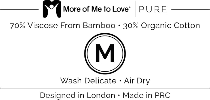 More of Me to Love Organic Cotton and Bamboo Bra Liner 4-Pack (Pearl White, Blush Pink, Stone Gray, Fawn Beige)-VivaGrace Women