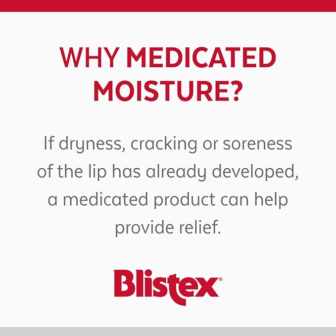 Blixtex Lip Medex Lip Protectant - Relieves Chapped and Sore Lips (2 Pack) (.25oz)-VivaGrace Women