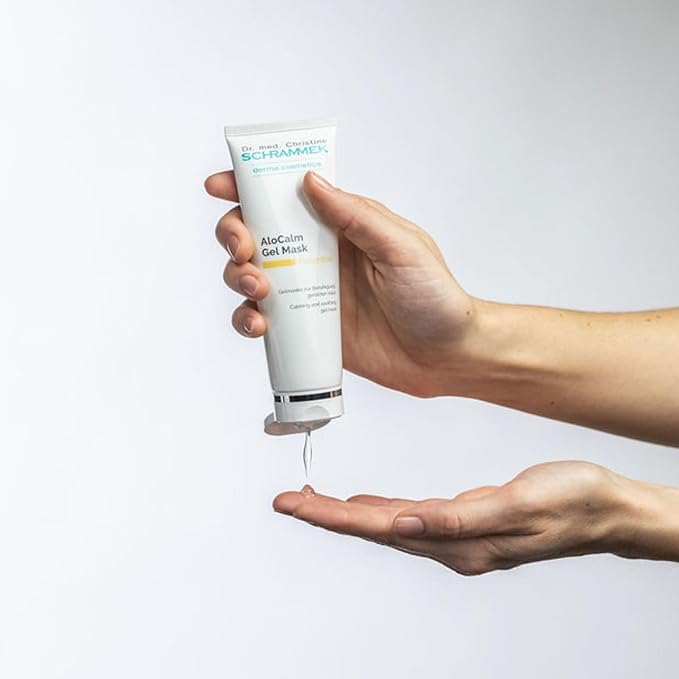 Schrammek Dr AloCalm Gel Mask (2.5 fl oz) – Intensive Skincare with Aloe Vera & Hyaluronic Acid - Hydrates Skin - All Skin Types - Post-Sun Care-VivaGrace Women