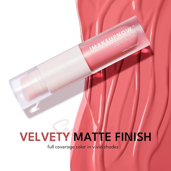 Liquid Cream Blush Stick Makeup for Cheeks | Build-in Brush - Application & Blending in One #L001-VivaGrace Women