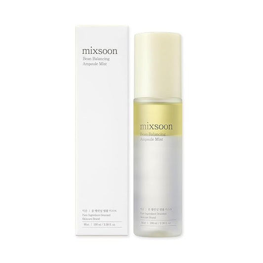mixsoon Bean Balancing Ampoule Mist Skin moisturizer and Oil balance For Hydrated Radiance Korean Glass Skin Care 3.38 fl. oz. / 100ml-VivaGrace Women