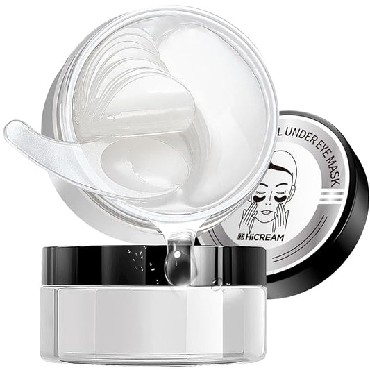 Advanced Snail Hydrogel Eye Patch 60 Patches, Gel Serum Mask, Undereye Treament, Fine Lined, Puffy Eyes, Refresh, Hydrate, Paraben free, Phthalates free, Skincare-VivaGrace Women